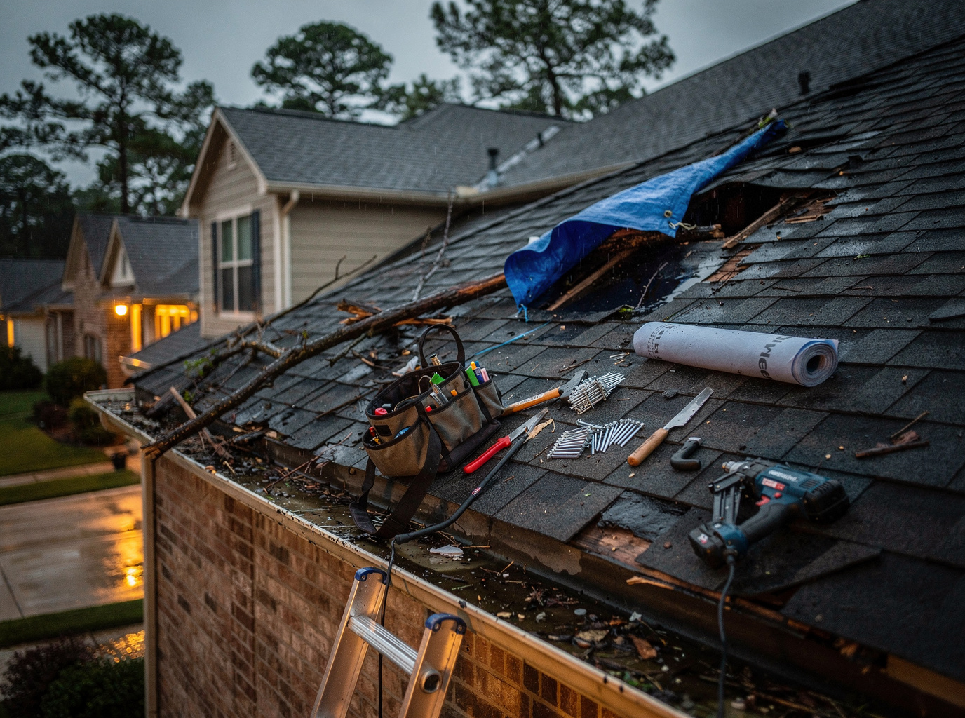 24-Hour Emergency Roofer Near Me in The Woodlands