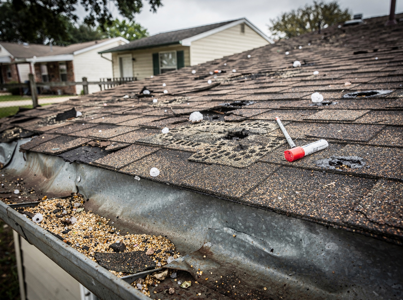 How Hail Size Affects Roof Damage in Crosby TX