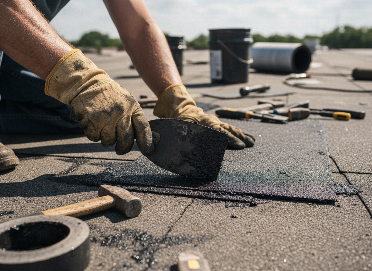 Flat Roof Repair in houston
