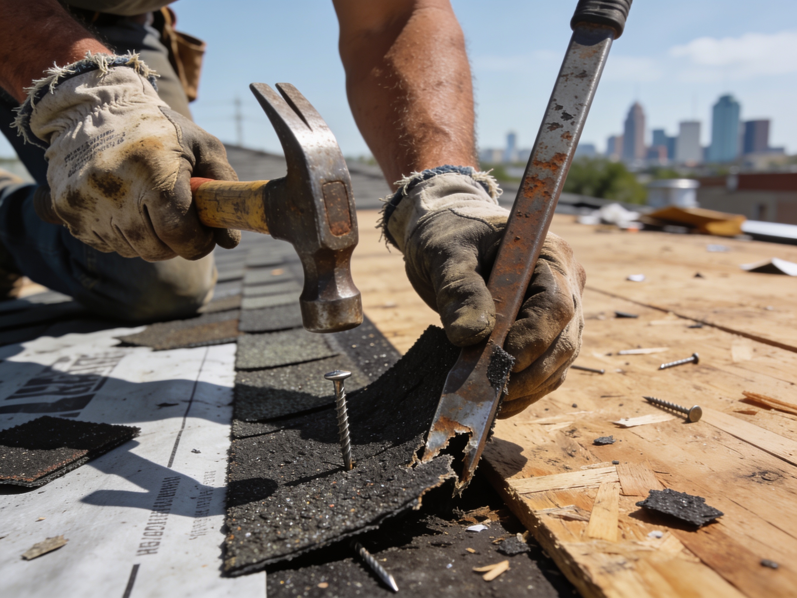 Hail Damage Roof Repair in houston