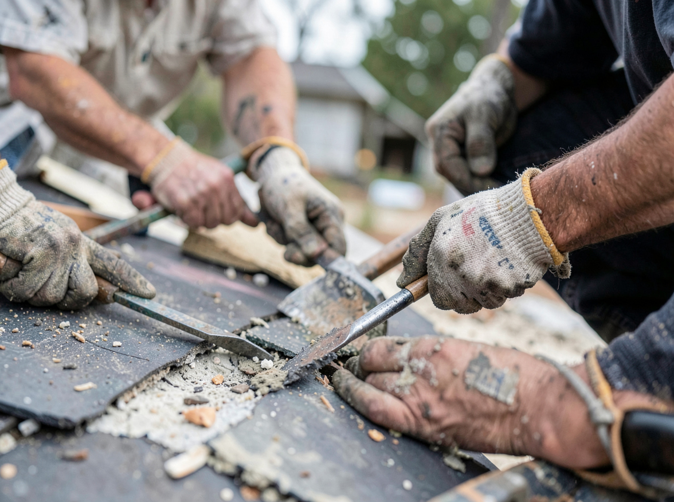 Storm Damage Roof Repair in houston